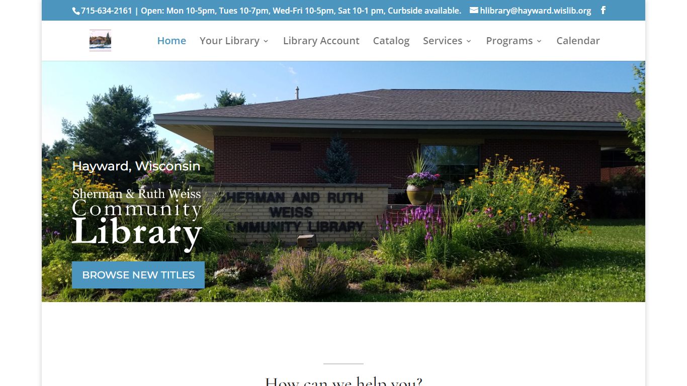 Sherman and Ruth Weiss Community Library | Hayward, Wisconsin